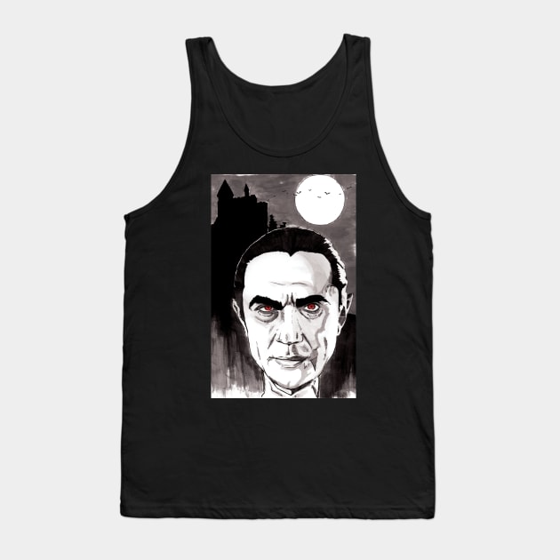 COUNT DRACULA Tank Top by CinemApocalypse